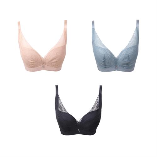 小桥流水系列  车缝无钢圈中厚杯