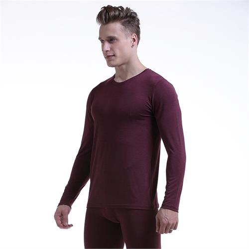 超薄蚕丝发热衣（男款单衣）