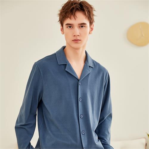 舒棉绒针织男套装