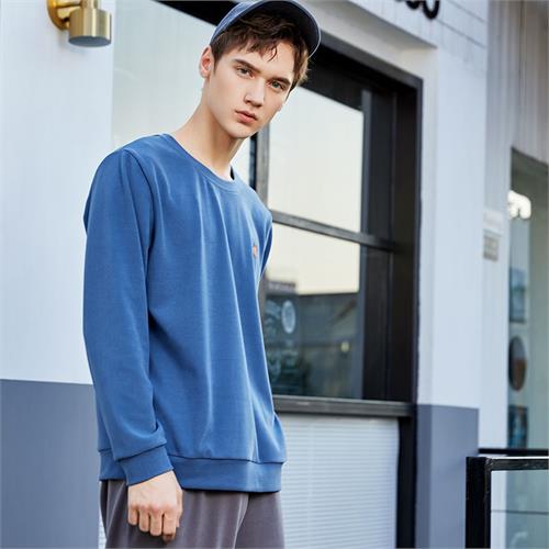 舒棉绒针织男套装