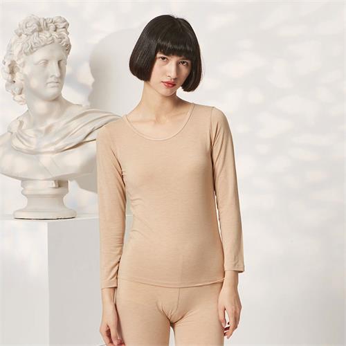 超薄蚕丝发热衣（女款单衣）