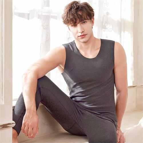 热力绒男随身裁背心