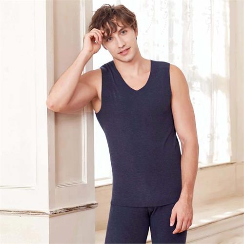 热力绒男随身裁背心