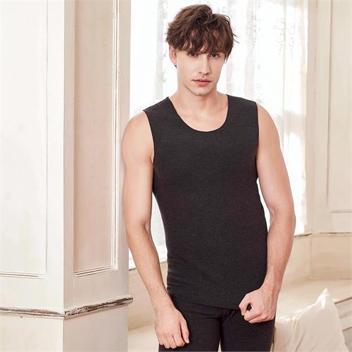 热力绒男随身裁背心