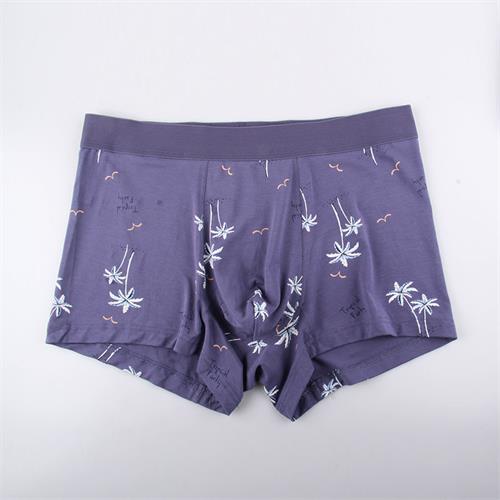 男士莫代尔平角内裤