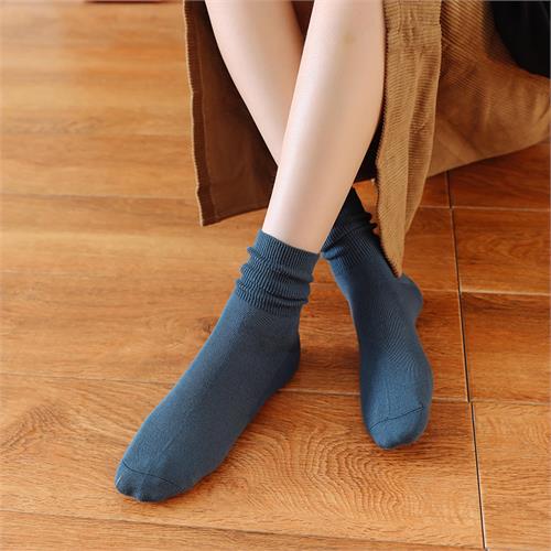 高端平板竖条女袜