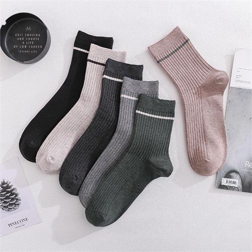 高端日系横条男袜12