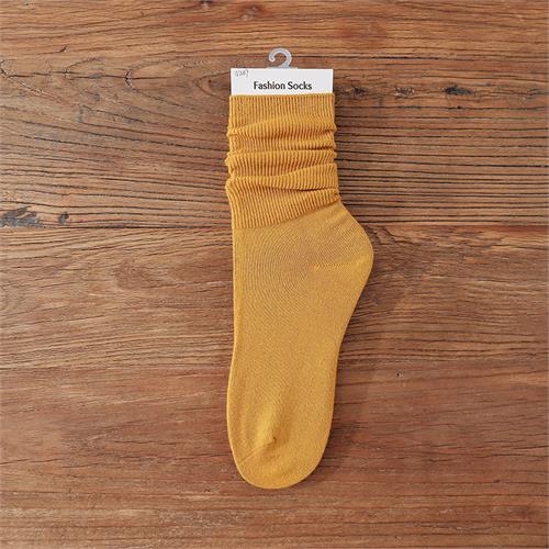 高端日系平板竖条堆堆女袜12