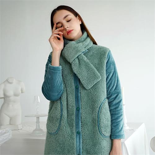 女士特厚法兰绒套装