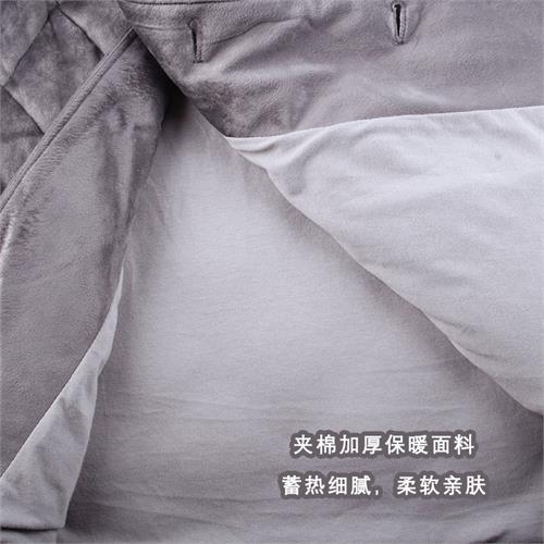 男士夹棉套装