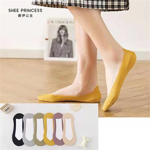 高端日系冰丝女士隐形袜12