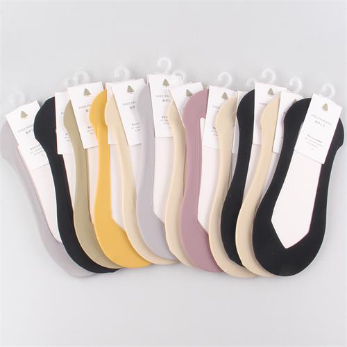高端日系冰丝女士隐形袜12