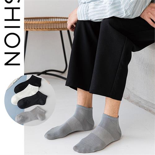 高端桑蚕丝几何网眼男船袜12