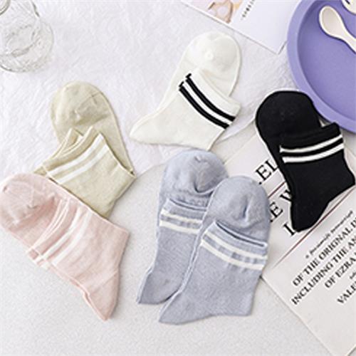 高端桑蚕丝学院风网眼女袜12