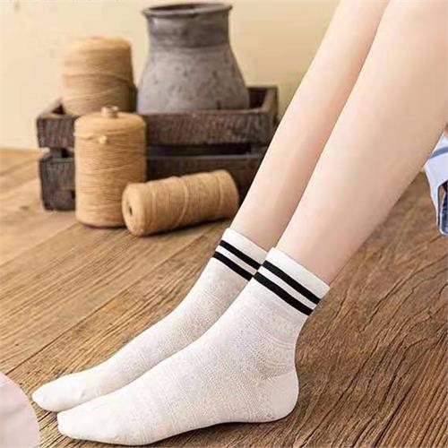 高端桑蚕丝学院风网眼女袜12