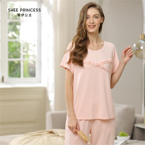 针织提花女套装