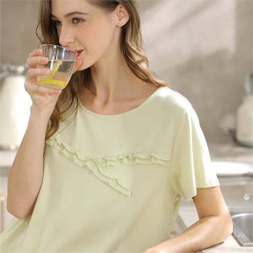 针织提花女套装