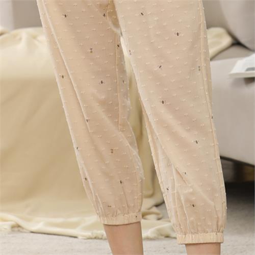 全棉梭织女套装