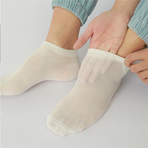 春夏款40支超薄全网眼男船袜8