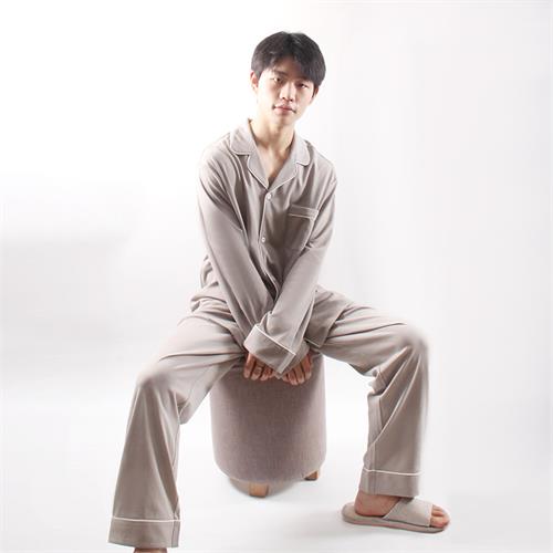 男士长袖长裤套装