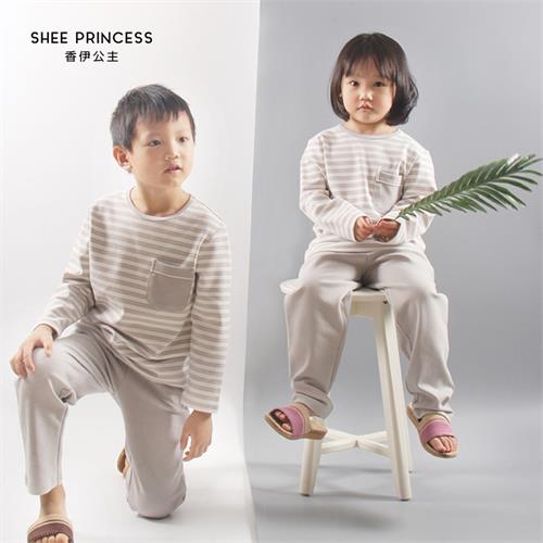 男童长袖长裤套装