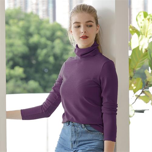 女士舒暖高领单衣