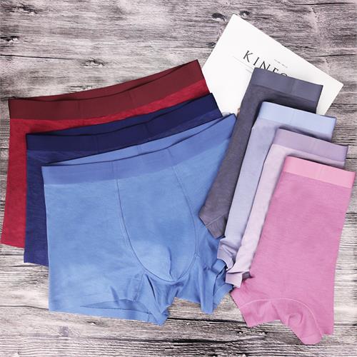 铜离子男士莫代尔平角内裤