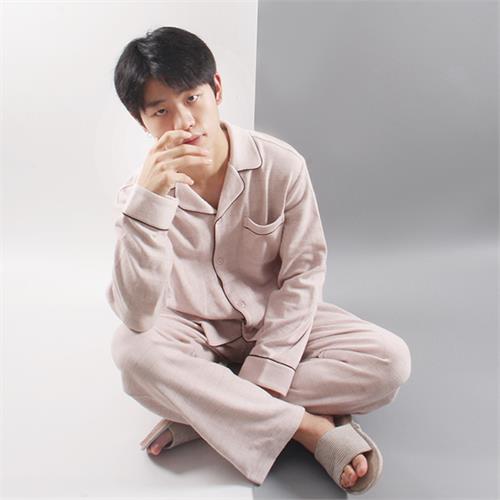 男士长袖长裤套装