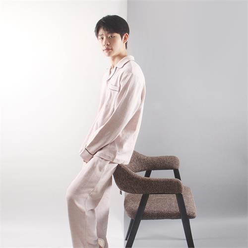 男士长袖长裤套装