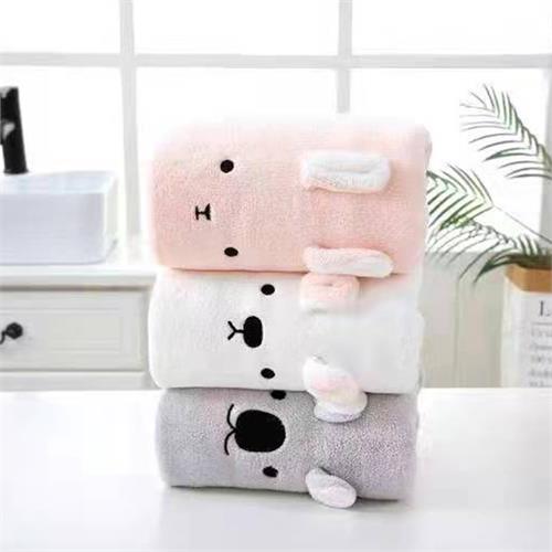 卡通动物毛巾10