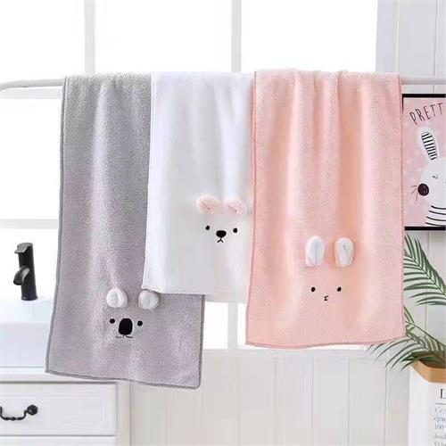 卡通动物毛巾10