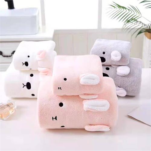 卡通动物浴巾10