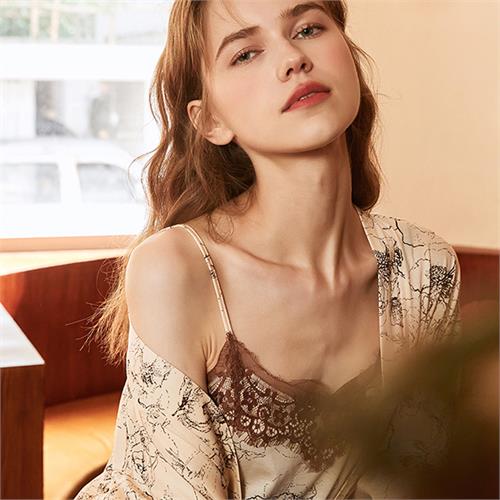 长绒棉四件女套装