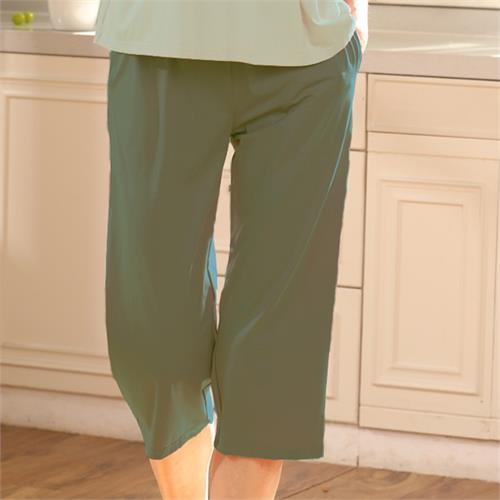 针织棉短袖女套装