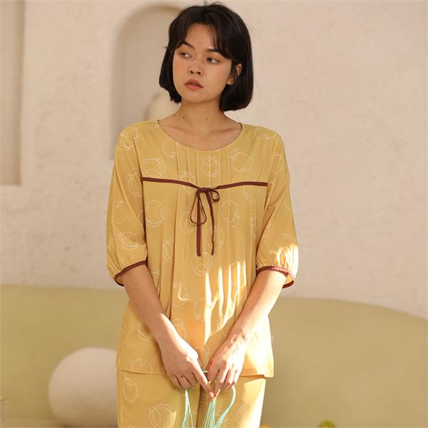梭织弹力棉女套装