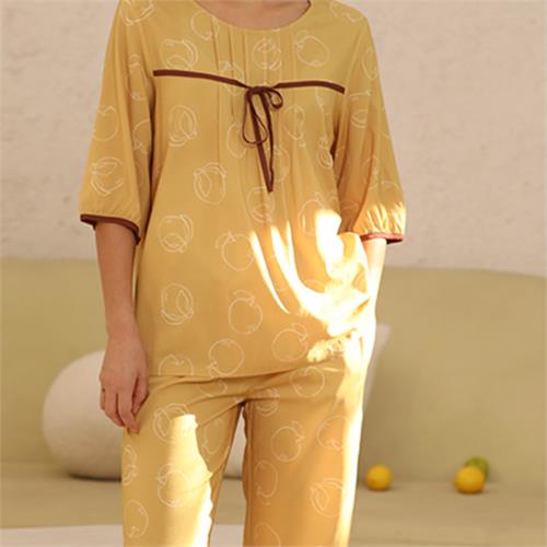 梭织弹力棉女套装