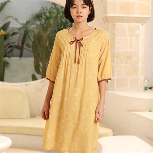 梭织弹力棉女裙