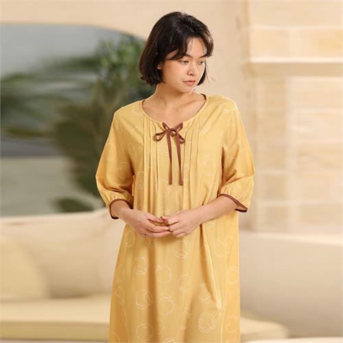 梭织弹力棉女裙