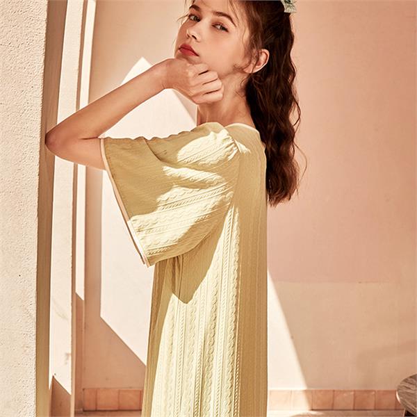 针织提花女裙