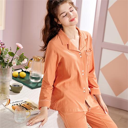 针织提花女套装